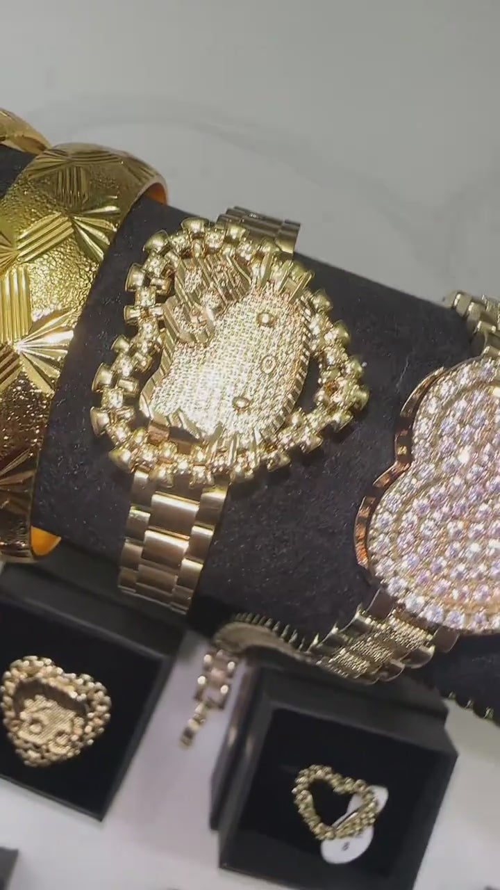 Rolex Heart Necklace